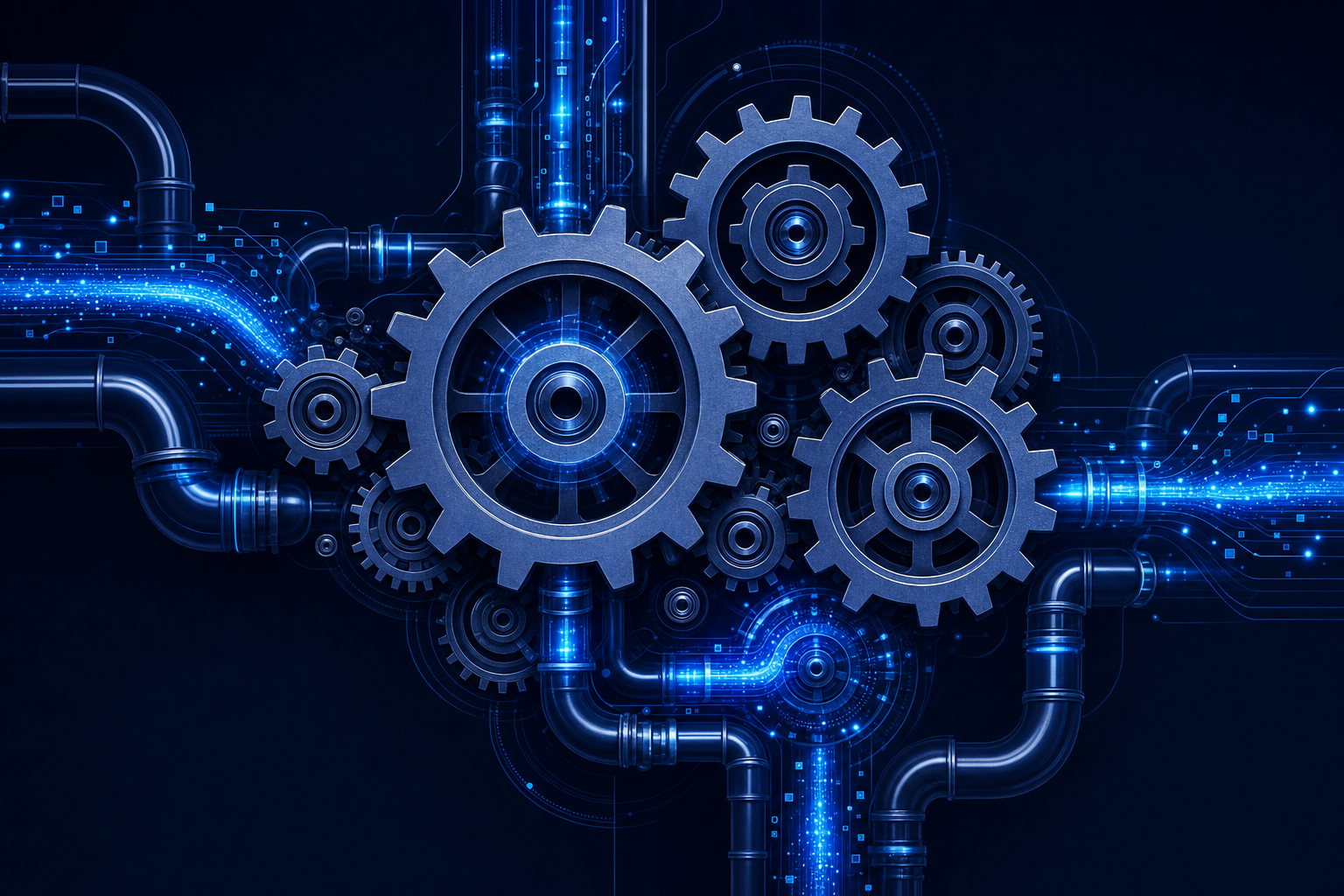 Abstract visual representing AI-enabled operational control
